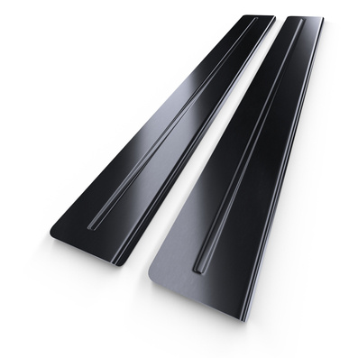 long line - noir (surface poncée)