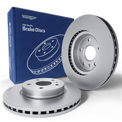 2x Les disques de frein pour Chevrolet Orlando I Monospace (2011-2018) - ventilé - 300mm - Tomex - TX 72-53 (essieu avant)