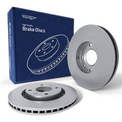 2x Les disques de frein pour Citroen Berlingo I Van (1996-2011) - ventilé - 266mm - Tomex - TX 70-05 (essieu avant)