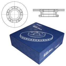 2x Les disques de frein pour Ford Scorpio II Break, Berline (1994-1998) - ventilé - 260mm - Tomex - TX 70-43 (essieu avant)