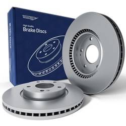 2x Les disques de frein pour Kia Ceed I Hayon, Break (2006-2012) - ventilé - 280mm - Tomex - TX 71-35 (essieu avant)