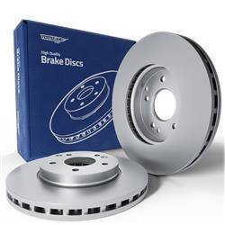 2x Les disques de frein pour Mercedes-Benz Classe C W203 Berline (2000-2007) - ventilé - 288mm - Tomex - TX 71-06 (essieu avant)