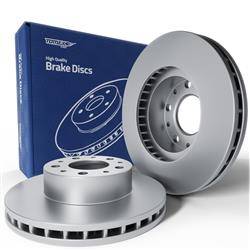 2x Les disques de frein pour Opel Movano C Van (2021-2023) - ventilé - 280mm - Tomex - TX 70-95 (essieu avant)