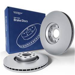 2x Les disques de frein pour Seat Exeo Berline, Sportstourer (2008-2013) - ventilé - 312mm - Tomex - TX 71-97 (essieu avant)