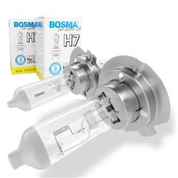 Ampoules halogènes H7 - 12 [V] 55 [W] - BOSMA - Lifetime No.1 - 2 pc.