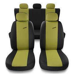 Housses de siège universelles pour Audi A2 (1999-2005) - housse siege voiture universelles - couverture siege - jaune - Auto-Dekor - XR