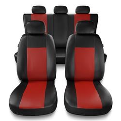 Housses de siège universelles pour Hyundai Coupe I, II, III (1996-2008) - housse siege voiture universelles - couverture siege - rouge - Auto-Dekor - Comfort