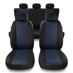 Housses de siège universelles pour Hyundai i30 I, II, III (2007-2019) - housse siege voiture universelles - couverture siege - bleu - Auto-Dekor - Profi