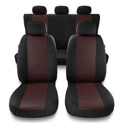 Housses de siège universelles pour Hyundai i30 I, II, III (2007-2019) - housse siege voiture universelles - couverture siege - rouge - Auto-Dekor - Profi