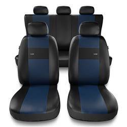 Housses de siège universelles pour Seat Exeo (2009-2013) - housse siege voiture universelles - couverture siege - bleu - Auto-Dekor - X-Line