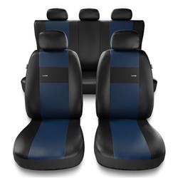 Housses de siège universelles pour Suzuki SX4 I, II (2006-2019) - housse siege voiture universelles - couverture siege - bleu - Auto-Dekor - X-Line