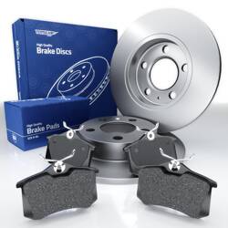 Plaquettes + disques de frein pour Audi TT 8N Coupé, Roadster (1998-2006) - Tomex - TX 10-781 + TX 73-06 (essieu arrière)