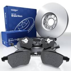 Plaquettes + disques de frein pour Volkswagen Passat B5 FL Berline, SW (2000-2005) - Tomex - TX 13-13 + TX 71-97 (essieu avant)