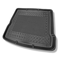 Tapis de coffre pour Audi Q3 SUV (08.2011-06.2018) - bac de coffre - protection de coffre voiture - Aristar - Standard - coffre supérieur ; avec roue de secours à usage temporaire; aussi pour la version Quattro