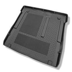 Tapis de coffre pour Citroen Jumpy Van (2007-2016) - bac de coffre - protection de coffre voiture - Aristar - Standard - L2 (possibilité de découper les ouvertures pour les sieges de 3e rangée)