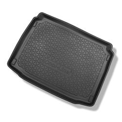 Tapis de coffre pour Peugeot 308 II Hayon (08.2013-11.2021) - bac de coffre - protection de coffre voiture - Aristar - Cool liner - coffre inférieur; avec roue de secours à usage temporaire ou kit de réparation