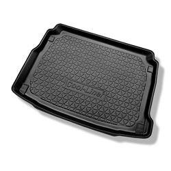 Tapis de coffre pour Peugeot 308 II Hayon (08.2013-11.2021) - bac de coffre - protection de coffre voiture - Aristar - Cool liner - coffre supérieur (seuil de chargement plat); avec cavité droite; avec roue de secours taille normale