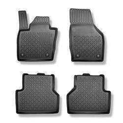 Tapis de sol en TPE pour Audi Q3 SUV (08.2011-06.2018) - tapis de voiture - noir - Aristar - Guardliner