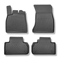 Tapis de sol en TPE pour Audi Q5 II FY SUV (01.2017-....) - tapis de voiture - noir - Aristar - Cool liner - aussi pour la version hybride