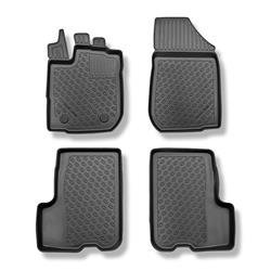 Tapis de sol en TPE pour Dacia Logan II Berline (03.2013-12.2020) - tapis de voiture - noir - Aristar - Cool liner