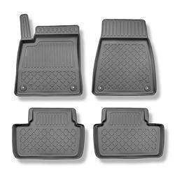 Tapis de sol en TPE pour Polestar 2 Berline (07.2020-....) - tapis de voiture - noir - Aristar - Guardliner