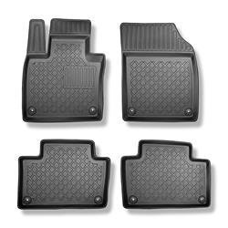 Tapis de sol en TPE pour Volvo XC90 II SUV (05.2015-....) - tapis de voiture - noir - Aristar - Guardliner - 5 ou 7 sièges; sans la troisième rangée de sièges; aussi pour Plug-in Hybrid Recharge