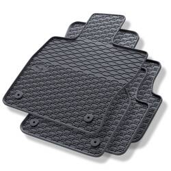 Tapis de sol en caoutchouc pour Audi A3 8V (2012-2020) - tapis de voiture - noir - Geyer & Hosaja - 815/4C