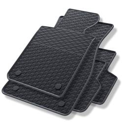 Tapis de sol en caoutchouc pour BMW 5 G30, G31 (2017-....) - tapis de voiture - noir - Geyer & Hosaja - 895/4C