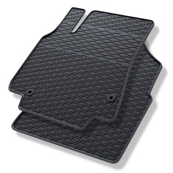 Tapis de sol en caoutchouc pour Citroen Berlingo II (2008-2018) - tapis de voiture - noir - Geyer & Hosaja - 845/2C