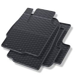 Tapis de sol en caoutchouc pour Citroen C4 Aircross (2012-2014) - tapis de voiture - noir - Geyer & Hosaja - 857/4C