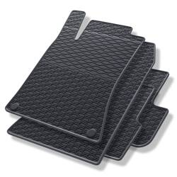 Tapis de sol en caoutchouc pour Mercedes-Benz Classe B W246 (2011-2018) - tapis de voiture - noir - Geyer & Hosaja - 852/4C
