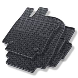 Tapis de sol en caoutchouc pour Renault Captur I (2013-2019) - tapis de voiture - noir - Geyer & Hosaja - 873/4C