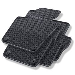 Tapis de sol en caoutchouc pour Seat Alhambra II (2010-2020) - tapis de voiture - noir - Geyer & Hosaja - 866/4C