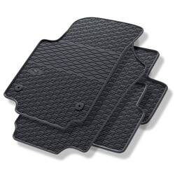 Tapis de sol en caoutchouc pour Seat Mii (2011-2018) - tapis de voiture - noir - Geyer & Hosaja - 814/4C