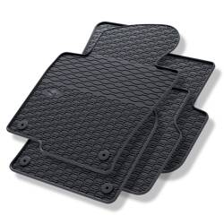 Tapis de sol en caoutchouc pour Volkswagen Passat CC (2008-2012) - tapis de voiture - noir - Geyer & Hosaja - 807/4C