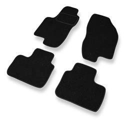 Tapis de sol feutre pour Alfa Romeo 156 I (1997-2003) - tapis de voiture - noir - DGS Autodywan