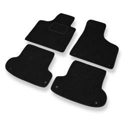 Tapis de sol feutre pour Audi A3 II 8P (2003-2012) - tapis de voiture - noir - DGS Autodywan