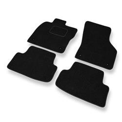 Tapis de sol feutre pour Audi A3 III 8V (2012-2020) - tapis de voiture - noir - DGS Autodywan