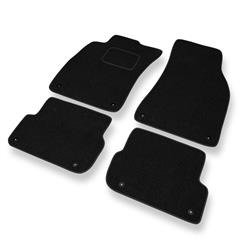 Tapis de sol feutre pour Audi A6 III C6 (2004-2006) - tapis de voiture - noir - DGS Autodywan