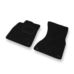 Tapis de sol feutre pour Audi A6 IV C7 (2011-2018) - tapis de voiture - noir - DGS Autodywan