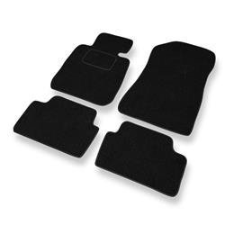 Tapis de sol feutre pour BMW 1 E81/E87 (2004-2013) - tapis de voiture - noir - DGS Autodywan