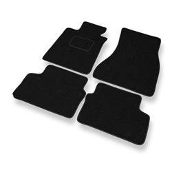 Tapis de sol feutre pour BMW 5 G30 (2017-....) - tapis de voiture - noir - DGS Autodywan