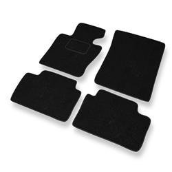 Tapis de sol feutre pour BMW X3 I E83 (2000-2010) - tapis de voiture - noir - DGS Autodywan