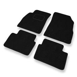 Tapis de sol feutre pour Chevrolet Malibu VIII (2012-2016) - tapis de voiture - noir - DGS Autodywan