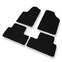 Tapis de sol feutre pour Citroen Berlingo I (1996-2007) - tapis de voiture - noir - DGS Autodywan