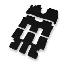 Tapis de sol feutre pour Citroen C8 (2002-2014) - tapis de voiture - noir - DGS Autodywan
