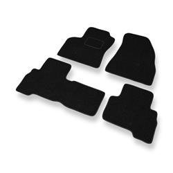 Tapis de sol feutre pour Citroen Nemo (2008-2015) - tapis de voiture - noir - DGS Autodywan