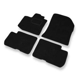 Tapis de sol feutre pour Dacia Dokker (2012-2021) - tapis de voiture - noir - DGS Autodywan