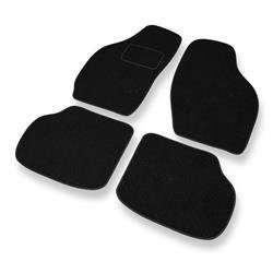 Tapis de sol feutre pour Daewoo Tico (1991-2001) - tapis de voiture - noir - DGS Autodywan