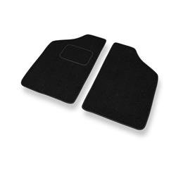 Tapis de sol feutre pour Fiat Cinquecento (1990-1998) - tapis de voiture - noir - DGS Autodywan